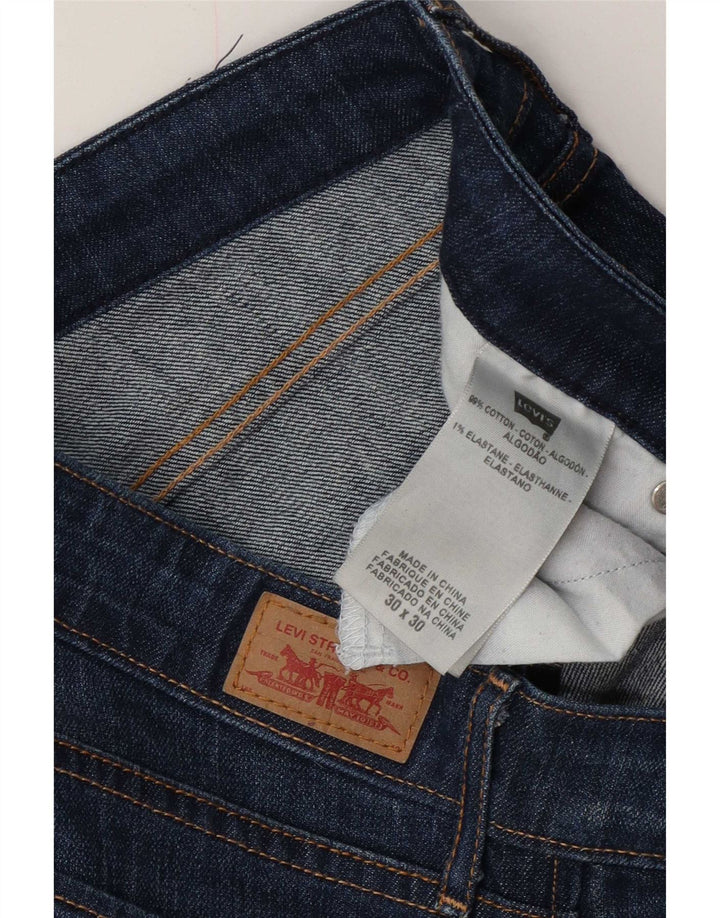 Damskie jeansy Levi's Skinny W30 L30 Niebieskie bawełniane