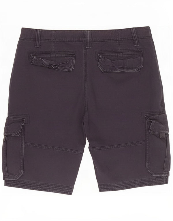 Męskie spodenki cargo Fat Face XL W38 granatowe, bawełniane