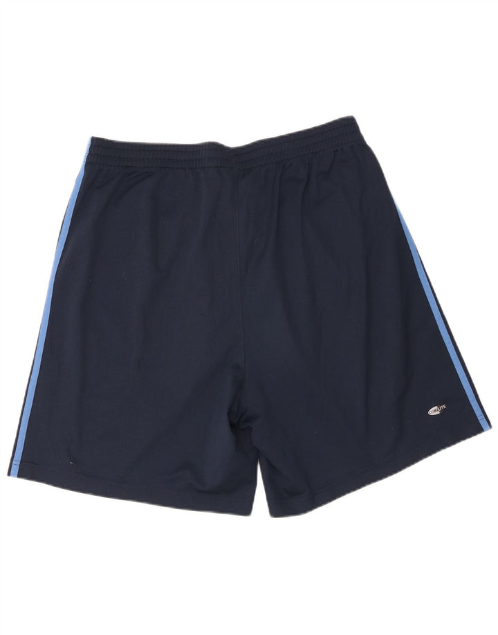 Męskie spodenki sportowe Adidas Climalite, duże, granatowe, z poliestru