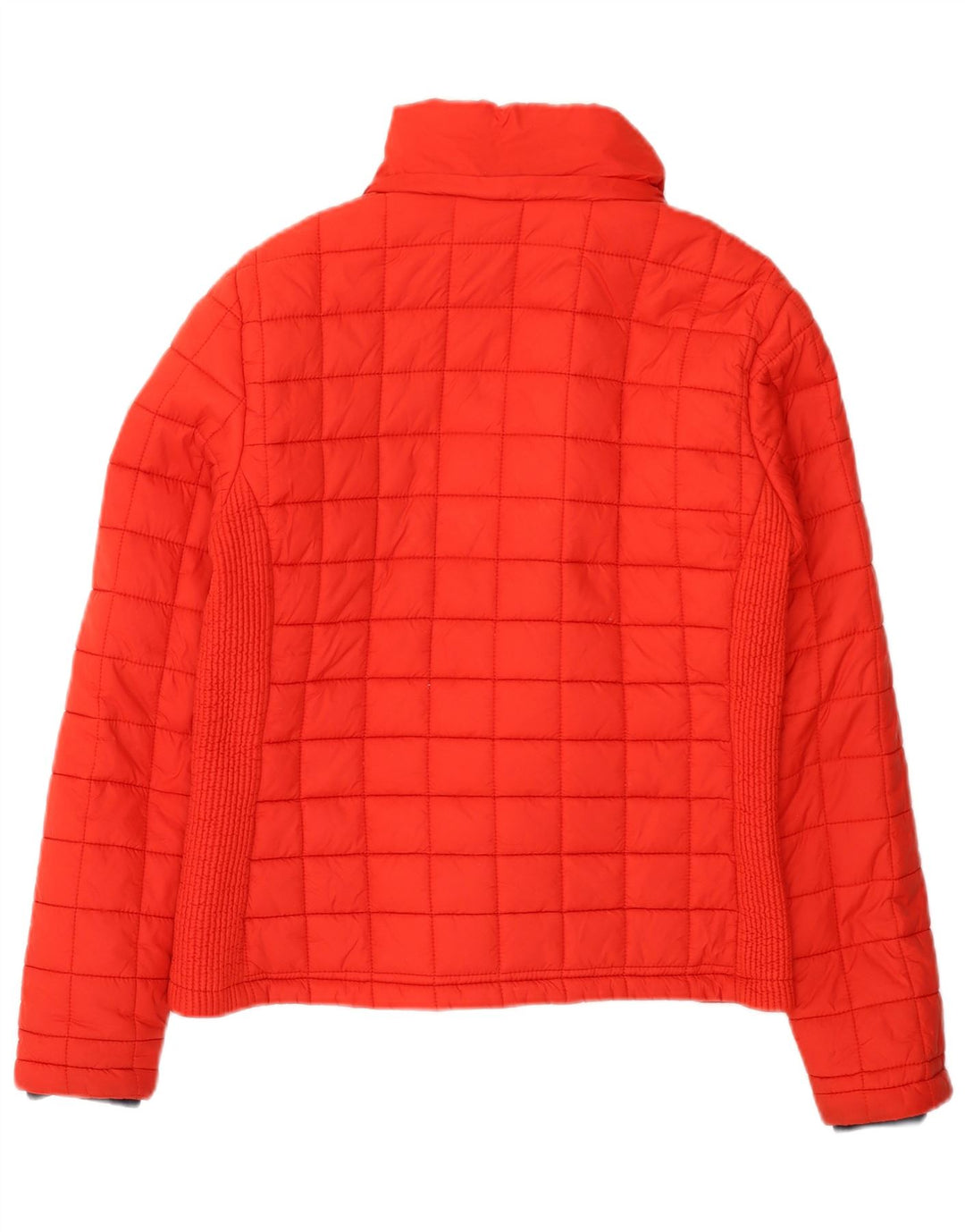 Damska wyściełana kurtka Superdry UK 14, duża, czerwona nylonowa