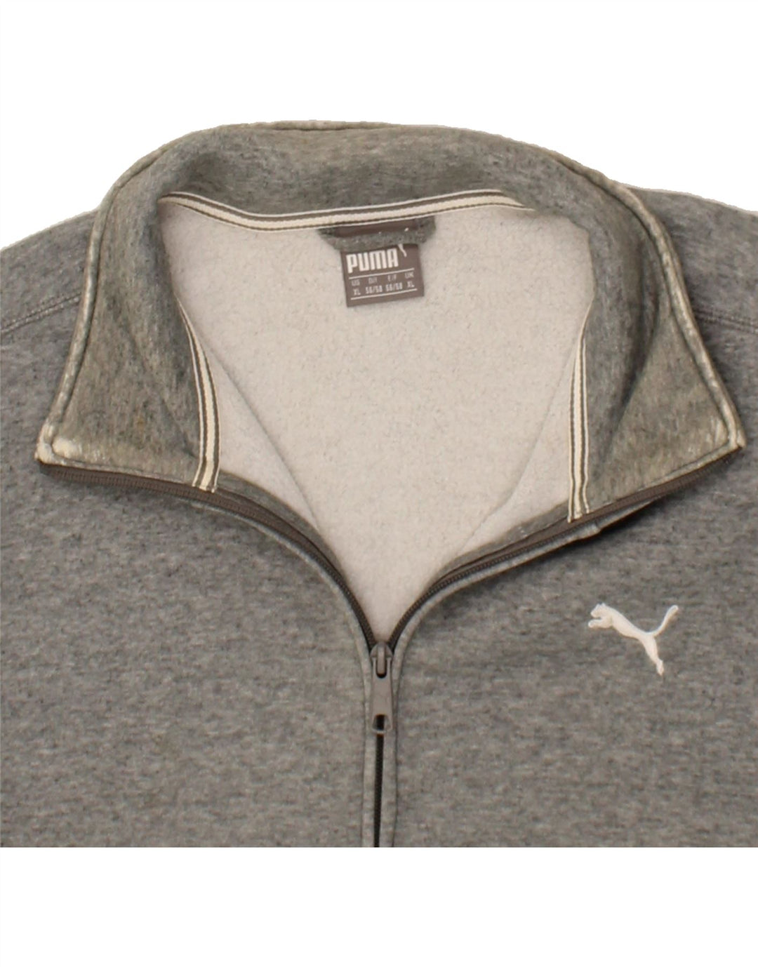 PUMA Mens Tracksuit Top Jacket XL Grey Cotton Vintage Puma and Second-Hand Puma from Messina Hembry 