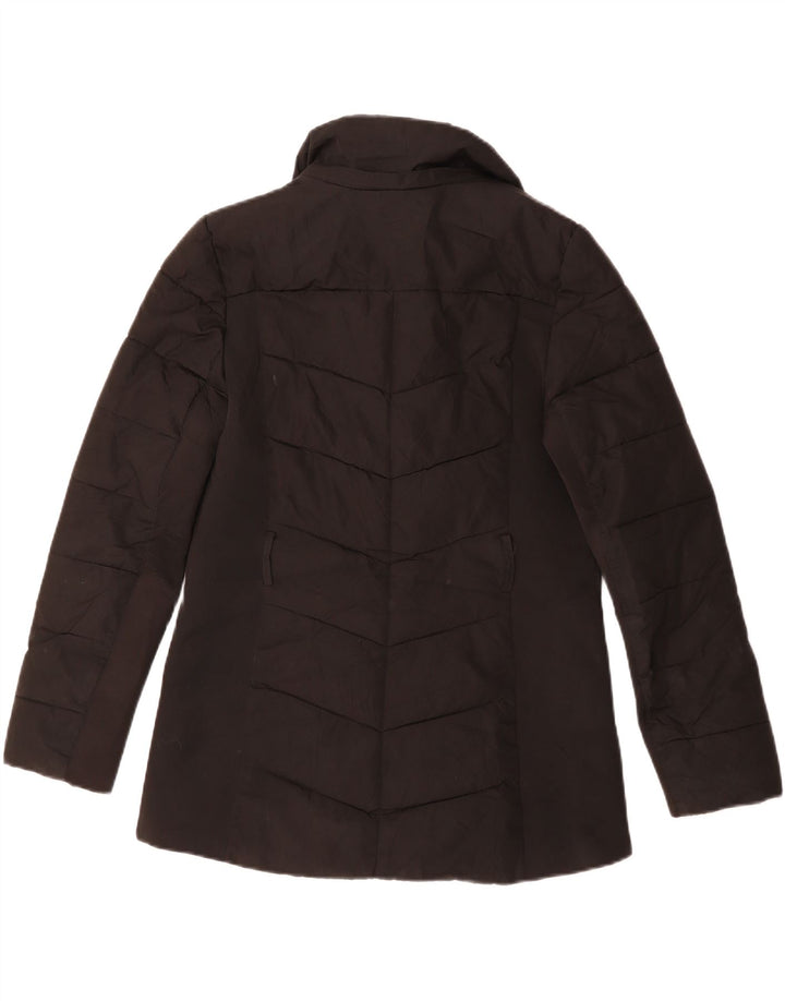 Damska kurtka oversize LONDON FOG, wyściełana UK 10, mała, czarna, z poliestru