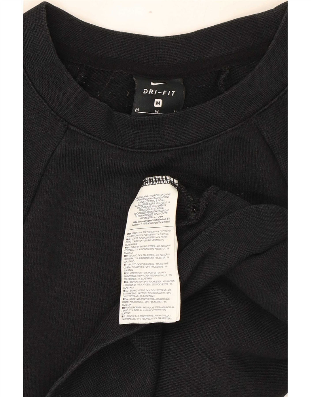 Damska bluza dresowa Nike Crop Graphic UK 14, średni czarny poliester