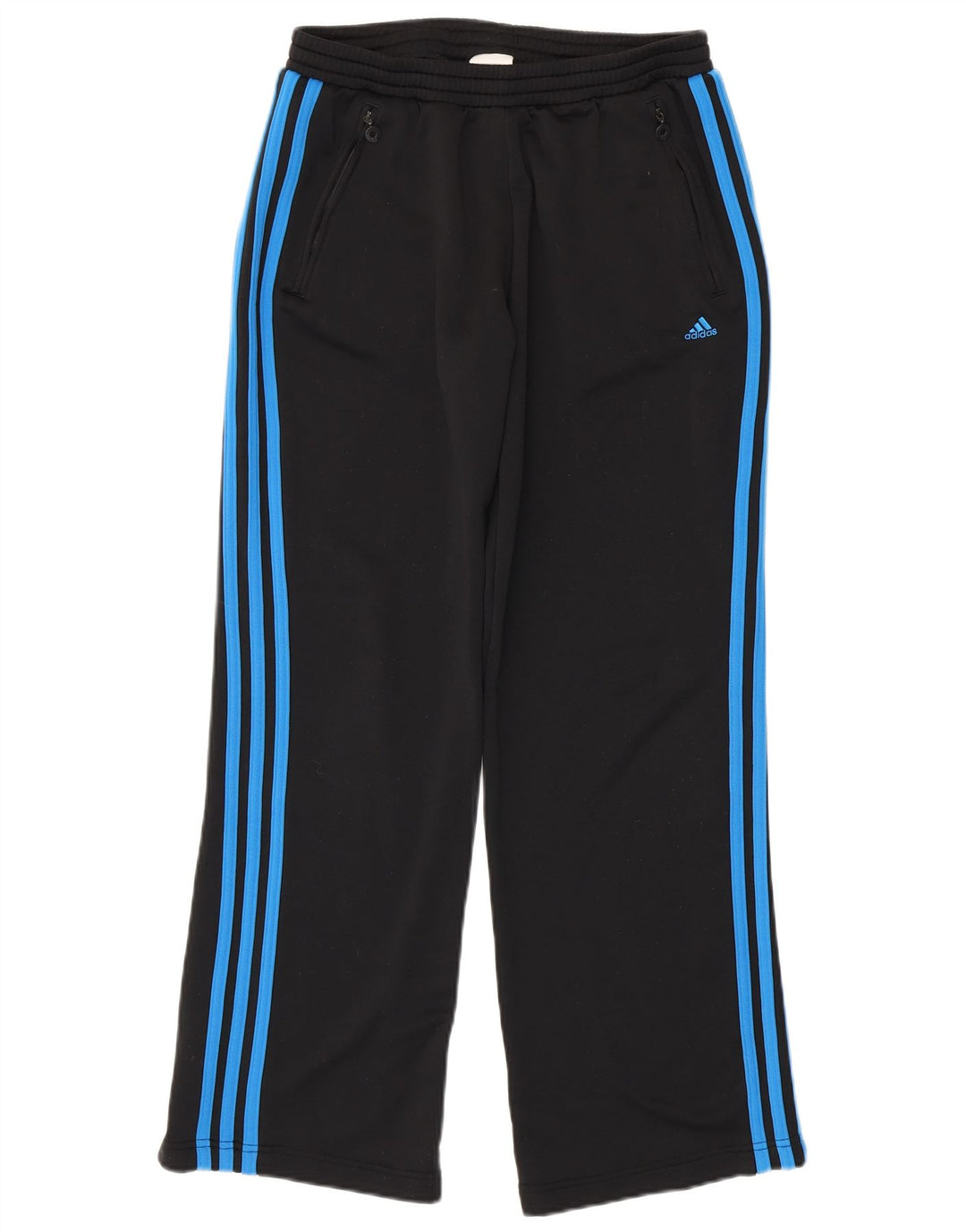 Damskie spodnie dresowe Adidas UK 16, duże, czarne, poliestrowe