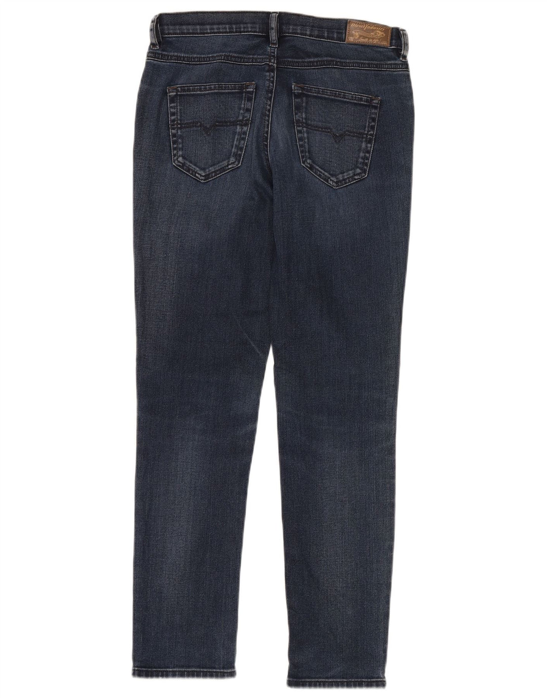 DIESEL Damskie jeansy slim W24 L30 Niebieskie bawełniane