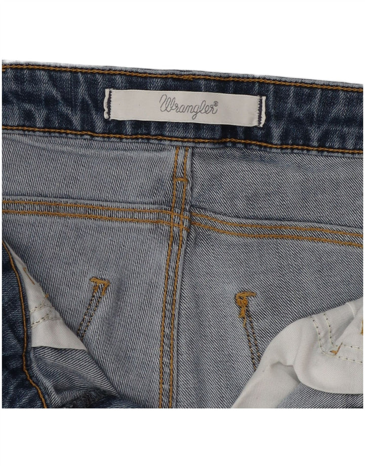 Damskie jeansy Wrangler Straight W30 L29 Niebieskie