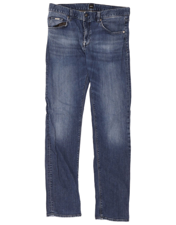 Męskie dżinsy Hugo Boss W34 L32 Niebieskie