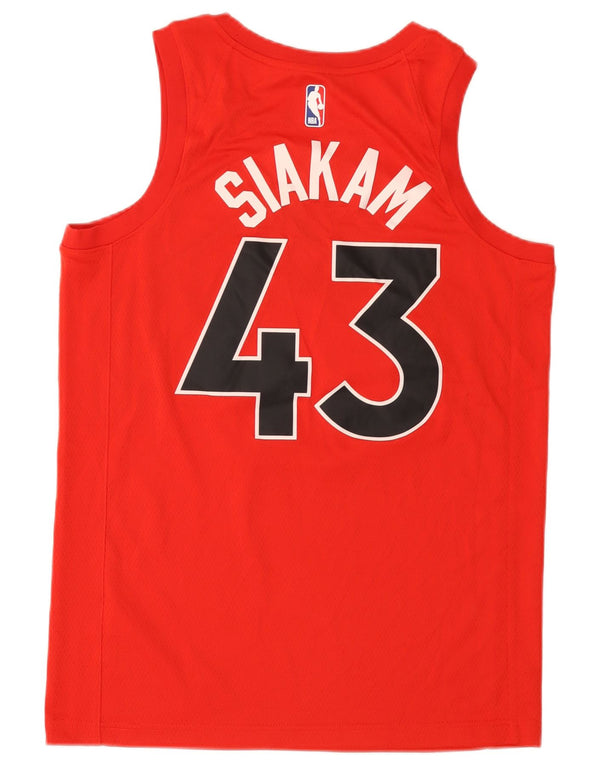 Męska kamizelka Nike Toronto Raptors z grafiką, poliester w kolorze średniej czerwieni
