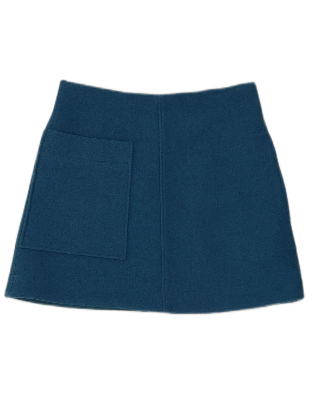 Cos Damska mini spódniczka EU 34 XS W30 Niebieska wełna