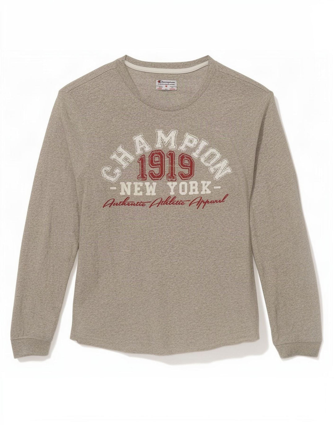 Chłopięcy T-shirt z grafiką Champion, 9-10 lat, średnioszary, nakrapiany
