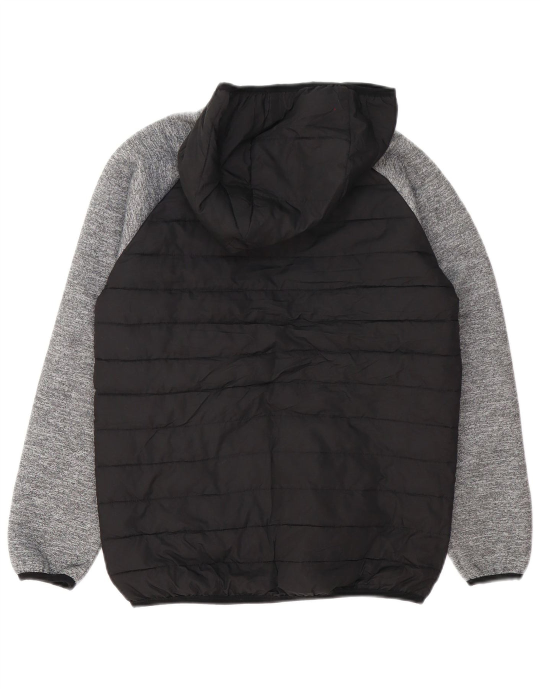 Wyściełana kurtka chłopięca Jack & Jones z kapturem, 11-12 lat, w kolorze czarnym