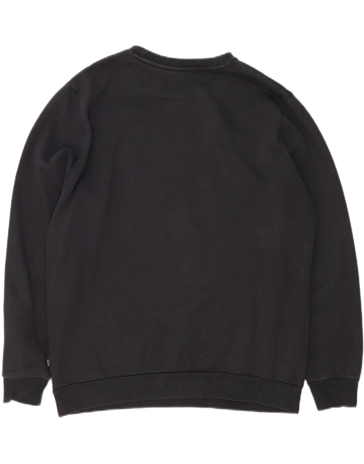 Męska bluza z grafiką Puma, duża, czarna, bawełniana