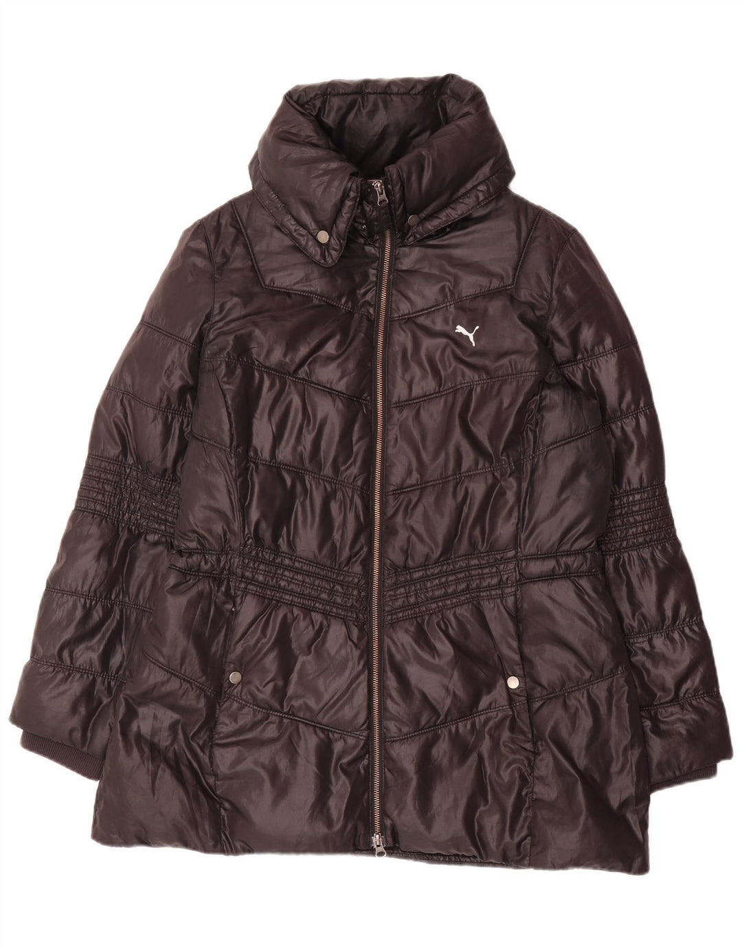 Damski ocieplany płaszcz Puma UK 18 XL Czarny