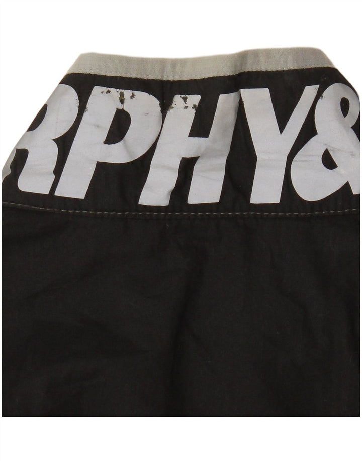 Damska kurtka bomberka Murphy & Nye Graphic UK 18 XL, czarna, bawełniana