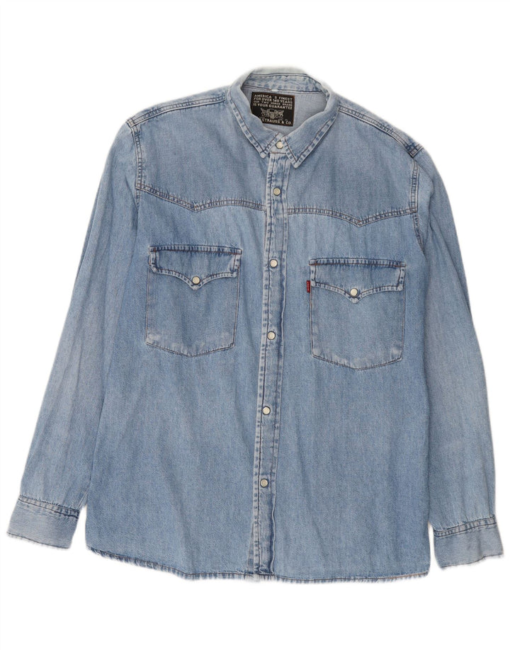 Męska koszula dżinsowa Levi's XL w kolorze niebieskim