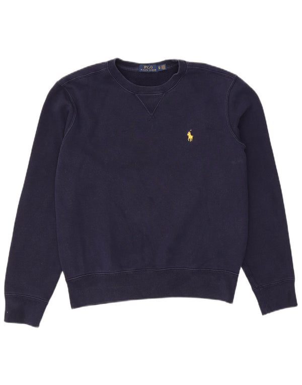 Damska bluza oversize Polo Ralph Lauren UK 6 XS granatowa