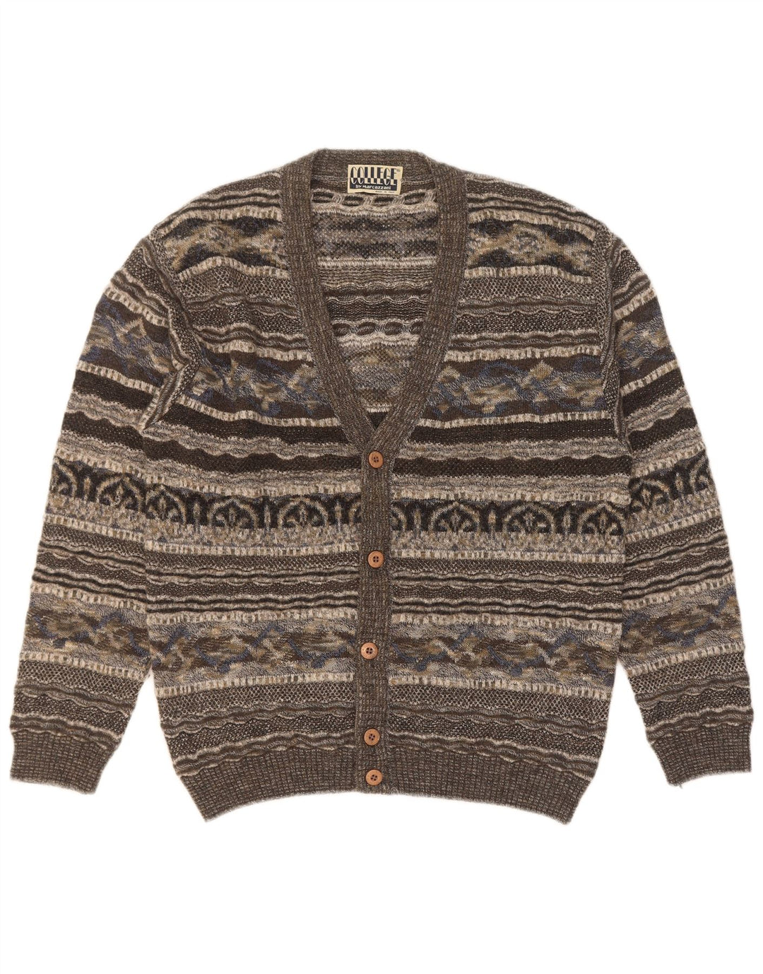 Męski sweter rozpinany Marcazzani IT 50 Medium Grey Retro