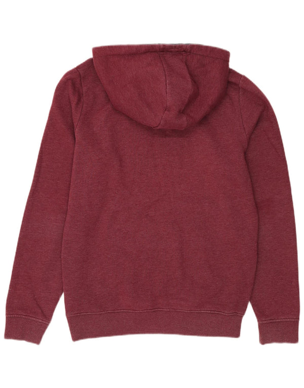 Męski sweter z kapturem Tommy Hilfiger, średniej wielkości bordowa bawełna