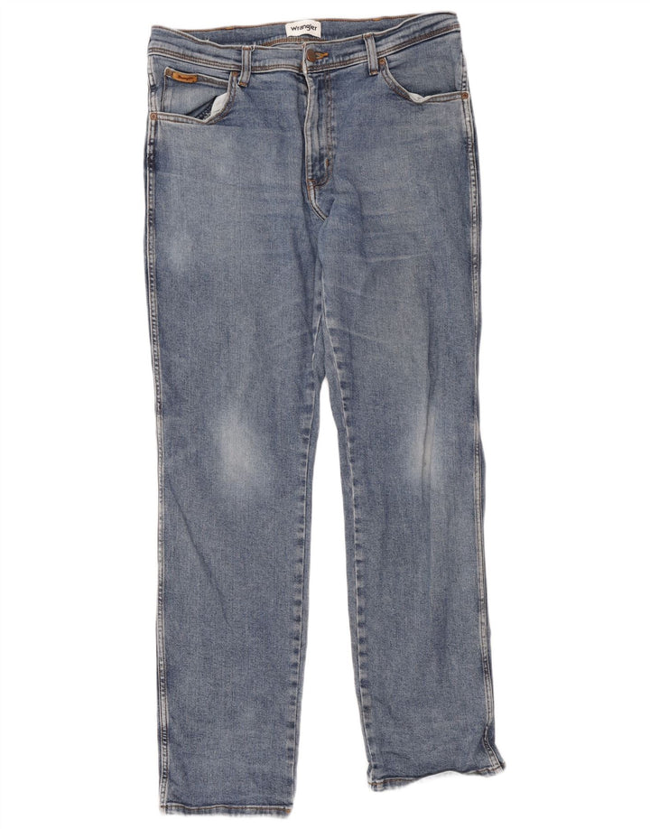 Męskie jeansy Wrangler Texas Straight W36 L34 Niebieskie, bawełniane