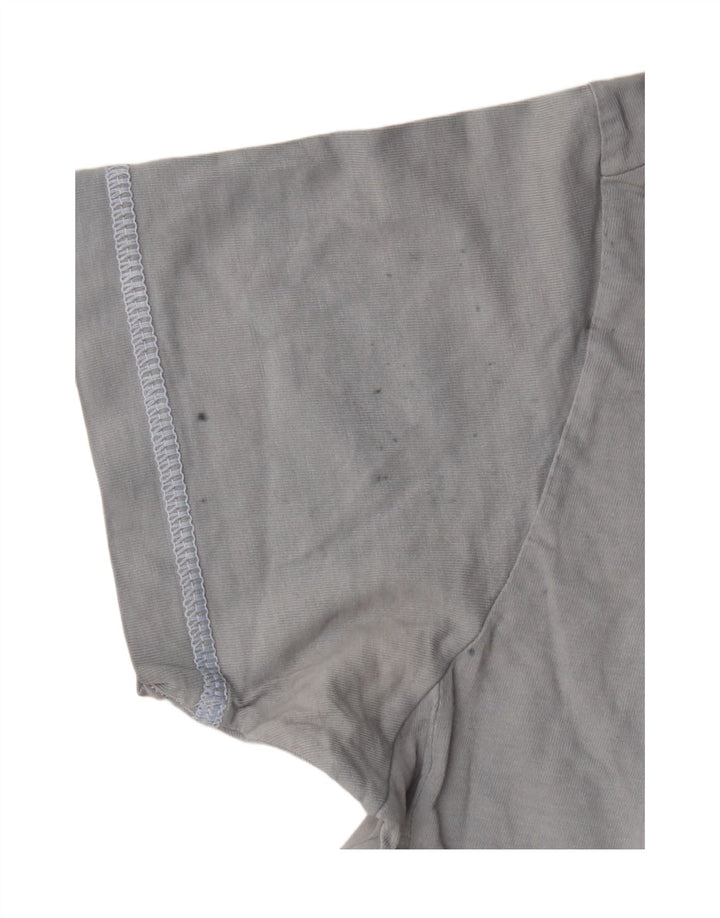 Damska koszulka graficzna CHAMPION Top UK 10, mała, granatowa, bawełniana