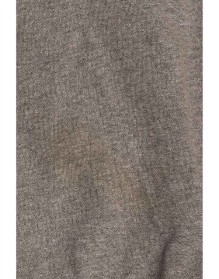 Izod Męski sweter z zamkiem błyskawicznym, duży, szary, z bawełny w plamki