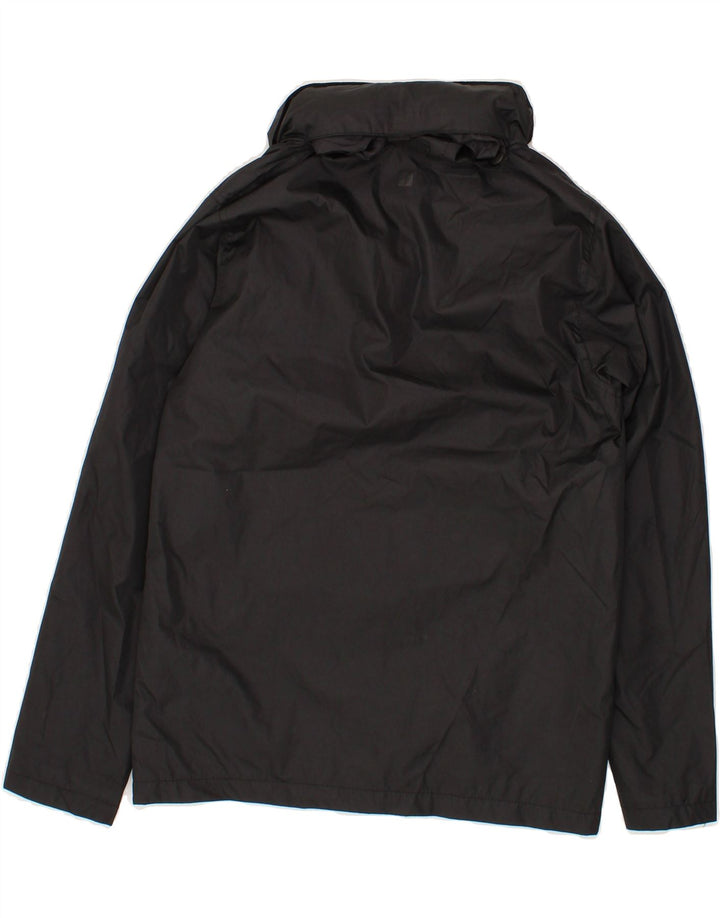 MOUNTAIN WAREHOUSE Boys Hooded Windbreaker Jacket 11-12 Years Black Vintage Mountain Warehouse and Second-Hand Mountain Warehouse from Messina Hembry 