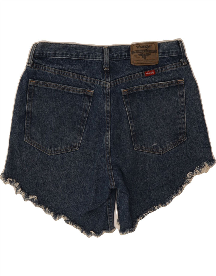 WRANGLER Womens Denim Shorts W32 Large Blue Cotton Vintage Wrangler and Second-Hand Wrangler from Messina Hembry 