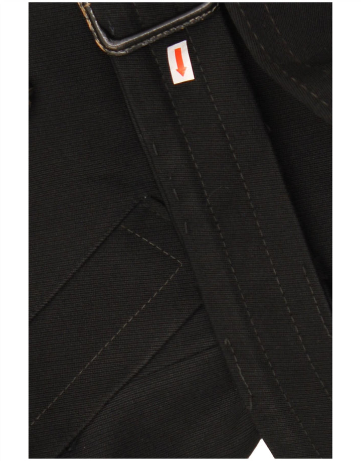 Męski trencz LORD IT 48 Średniej czarnej wełny