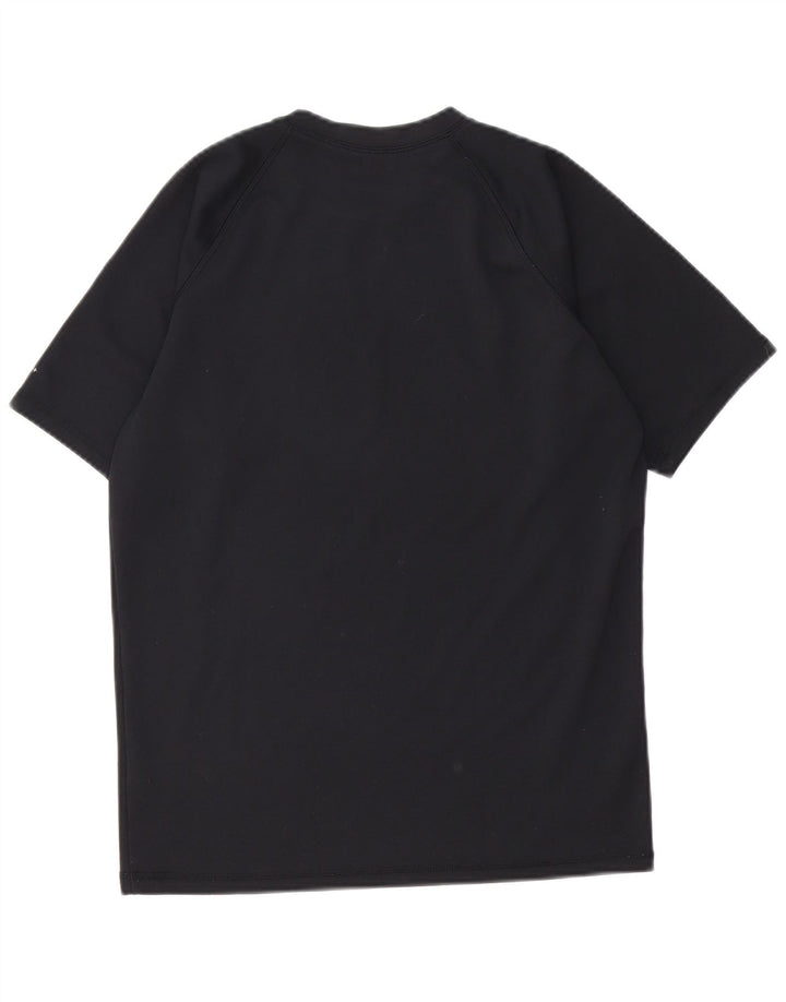 Męski T-shirt Nike Dri Fit, mały, czarny poliester