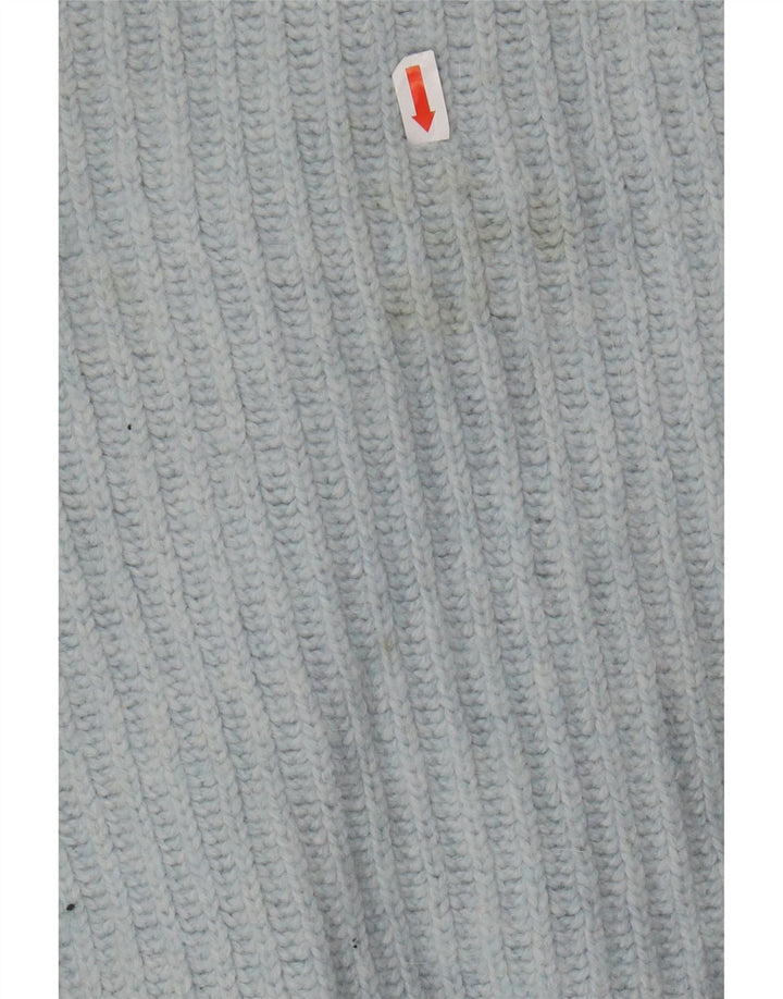 REISS Womens V-Neck Jumper Sweater UK 16 Large Blue Polyamide Vintage Reiss and Second-Hand Reiss from Messina Hembry 