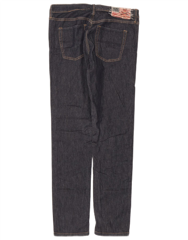 Damskie proste dżinsy Ralph Lauren W32 L33 Granatowa bawełna