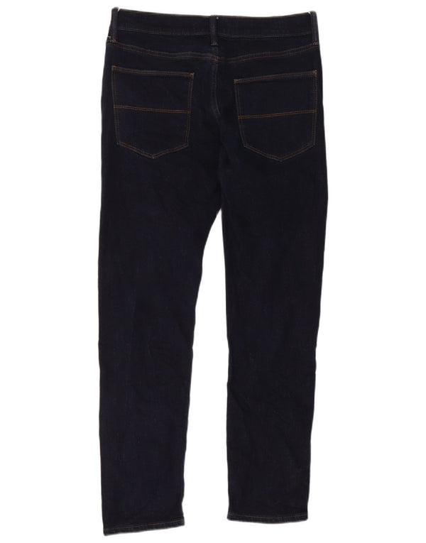 Marks & Spencer Męskie jeansy slim W30 L31 Granatowe, bawełniane