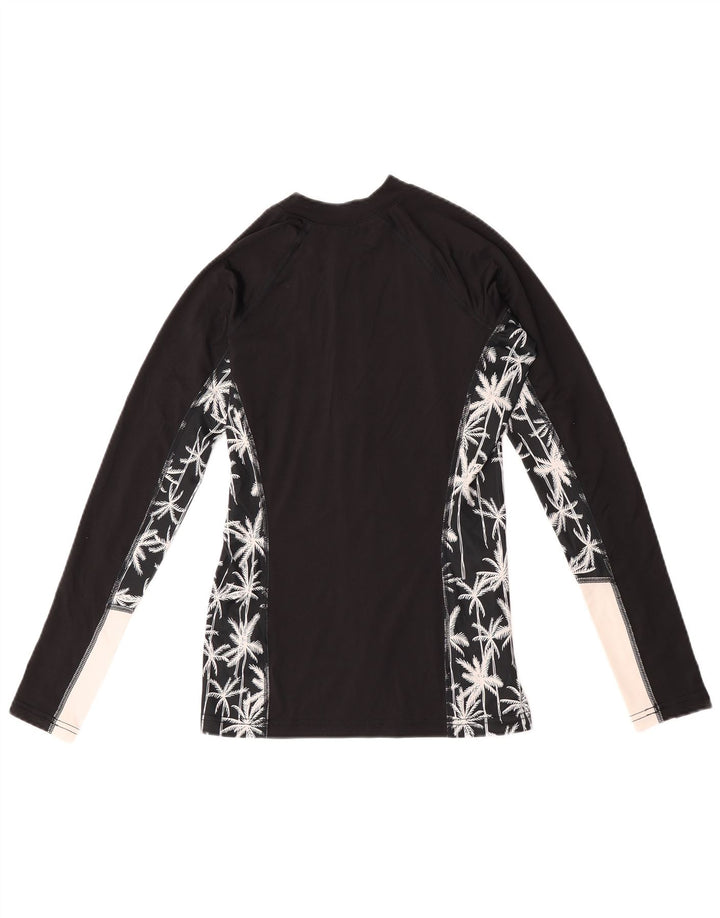 Damska kurtka dresowa Rip Curl Graphic UK 8, mała, czarna, z blokami kolorów