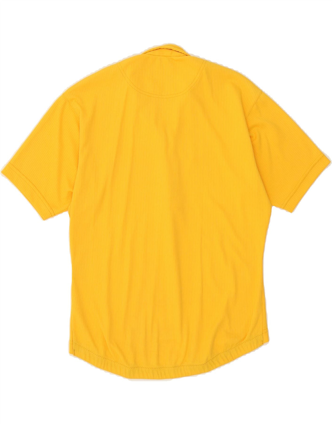 JACK WOLFSKIN Mens Zip Neck T-Shirt Top Small Yellow Polyester Vintage Jack Wolfskin and Second-Hand Jack Wolfskin from Messina Hembry 