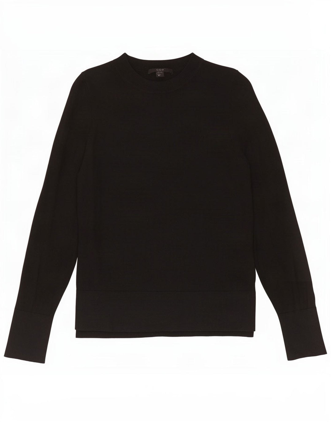 Cos Damski sweter z okrągłym dekoltem UK 6 XS, czarna wełna