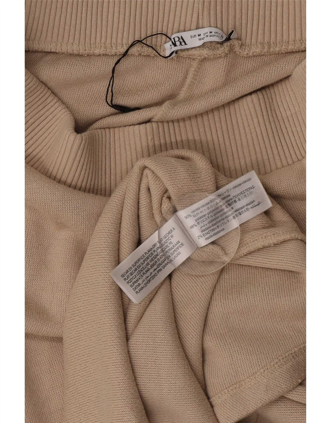Spódnica midi damska Zara Medium W28 Beżowa Wiskoza