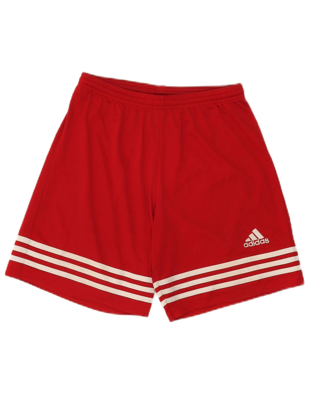 Męskie spodenki sportowe Adidas Climalite, małe, czerwone, poliestrowe