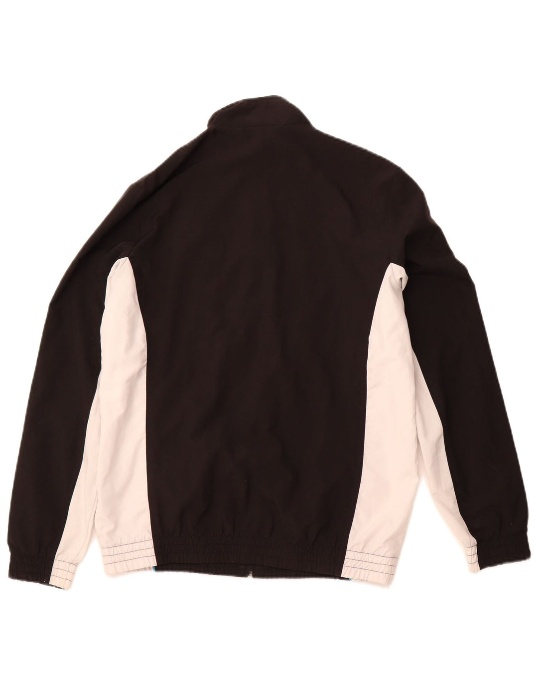 Chłopięca kurtka dresowa z grafiką PUMA, 15-16 lat, czarna, z blokami kolorów