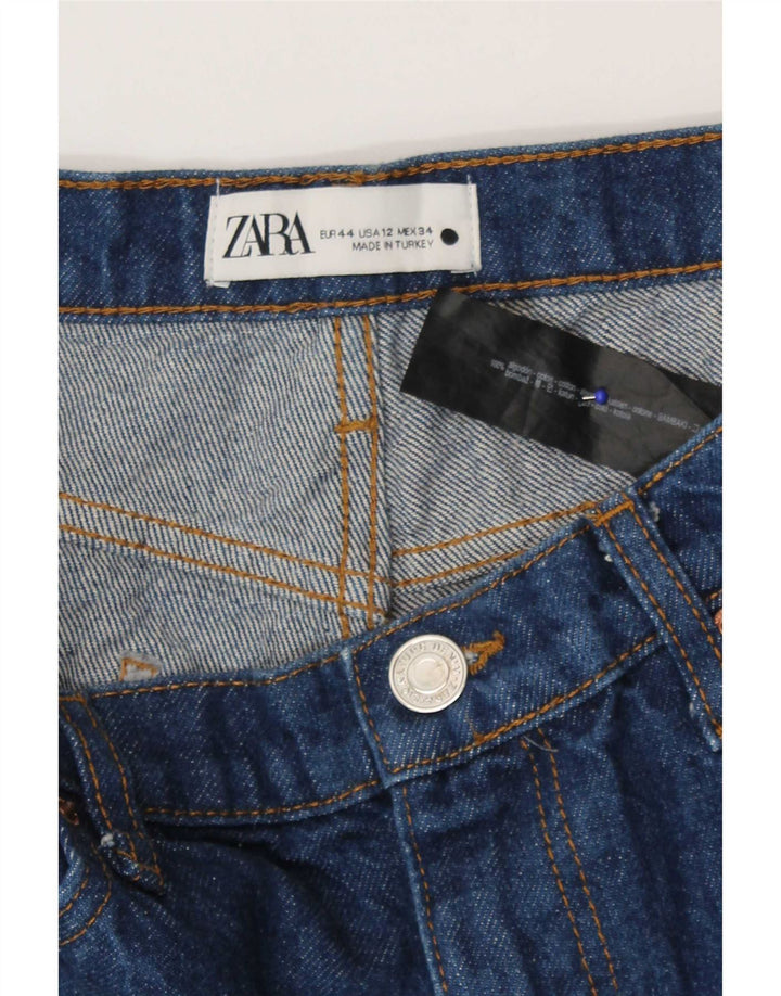 Damskie jeansy Bootcut Zara EU 44 XL W34 L27 Niebieskie, bawełniane