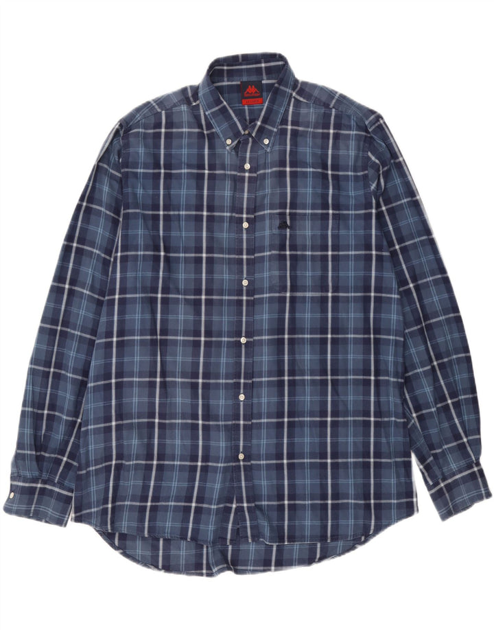 Koszula flanelowa męska Kappa 2XL w granatową kratkę
