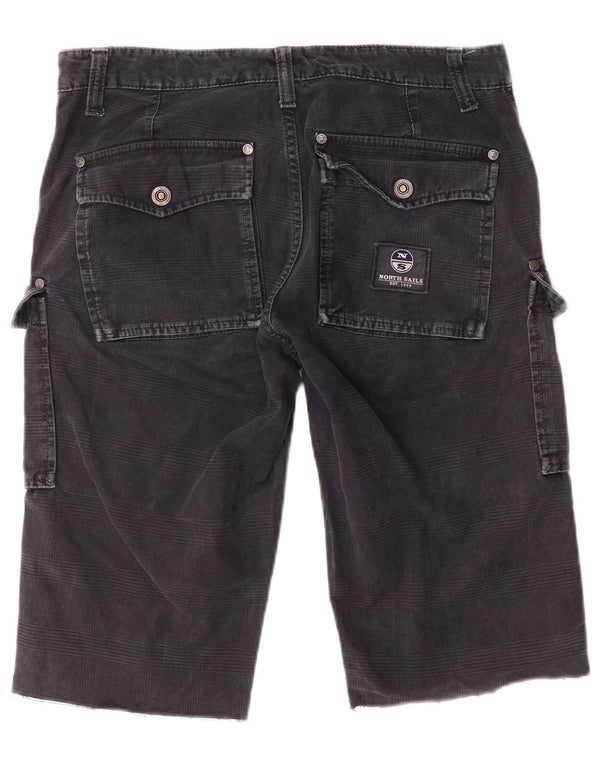 Męskie spodenki cargo NORTH SAILS IT 48 Medium W34 Granatowa pepitka