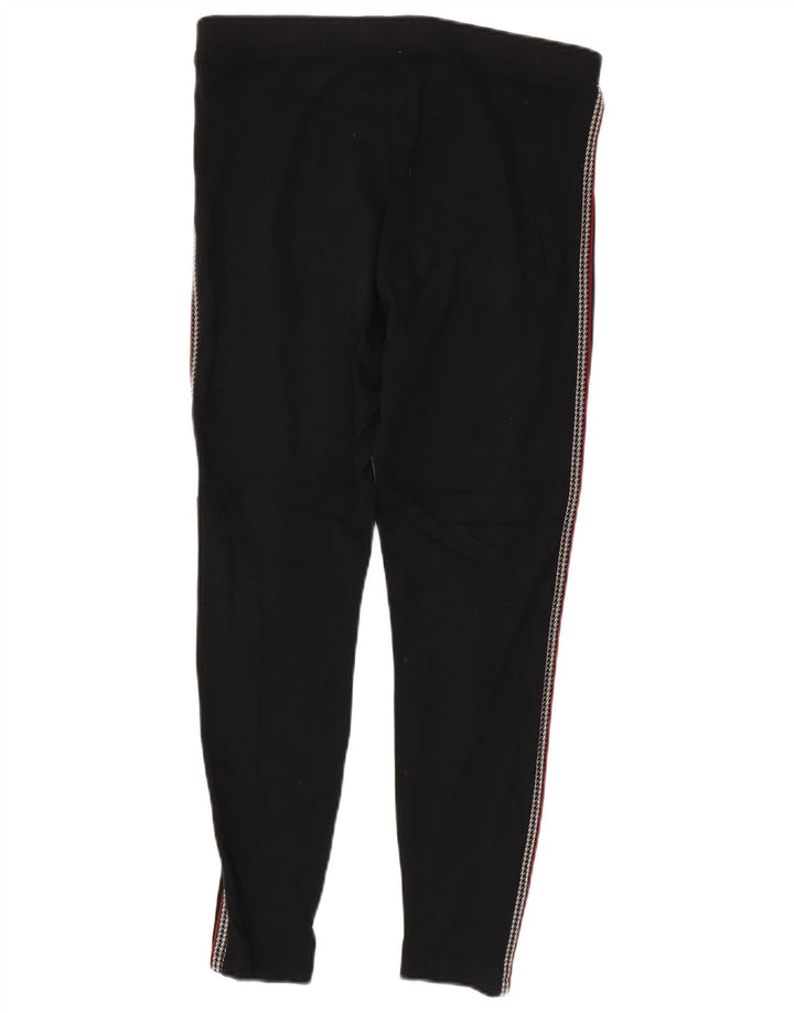 Legginsy damskie Marks & Spencer UK 12, średnie czarne paski, wiskoza