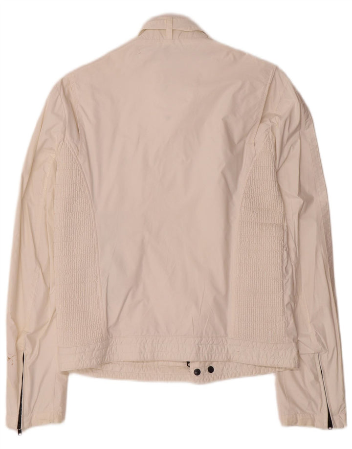 Damska kurtka bomber Blauer UK 10 Small White Nylon