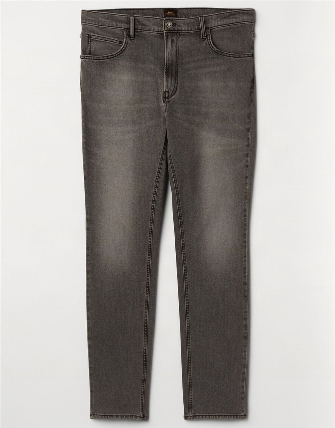 Męskie jeansy Lee Rider Slim Straight W36 L32 Szara bawełna