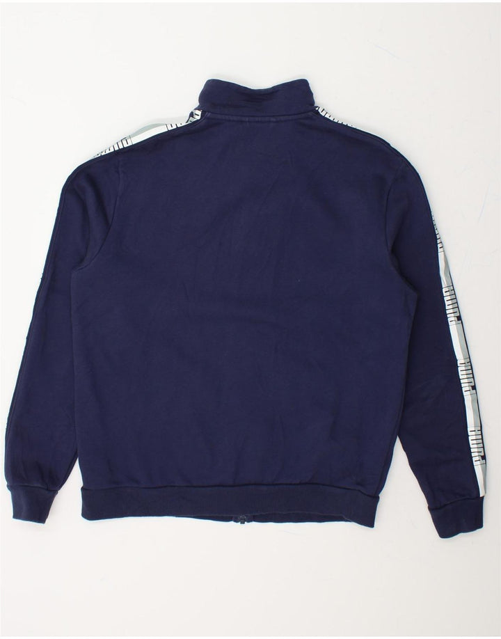 PUMA Mens Graphic Tracksuit Top Jacket Medium Navy Blue Cotton Vintage Puma and Second-Hand Puma from Messina Hembry 