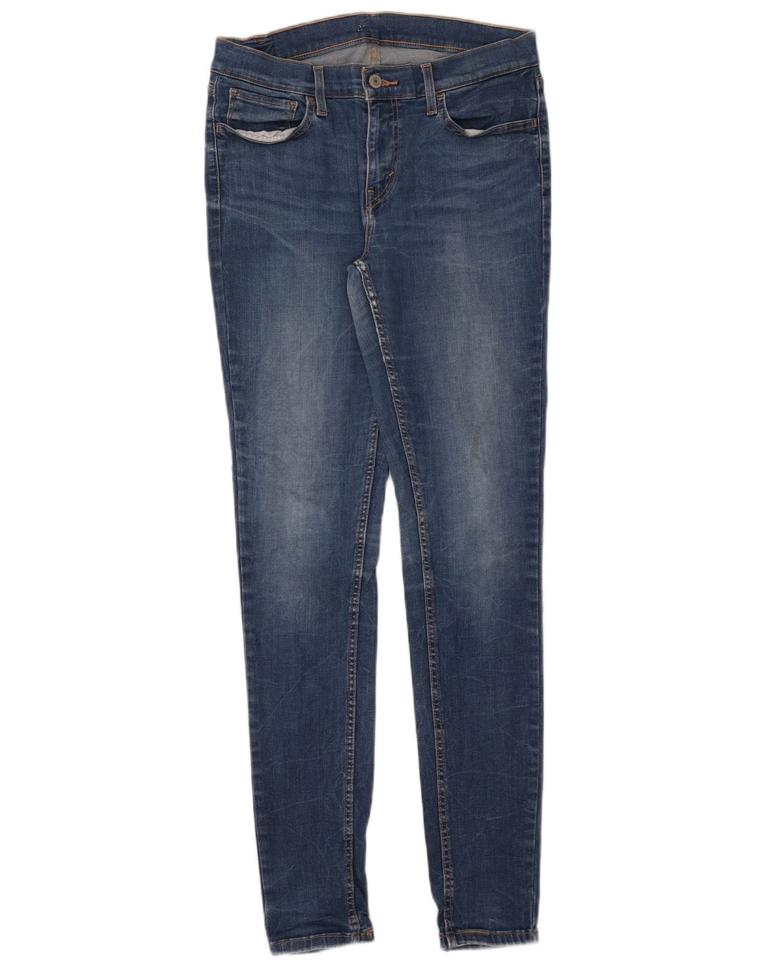 Damskie jeansy Levi's Skinny W31 L32 Niebieskie bawełniane
