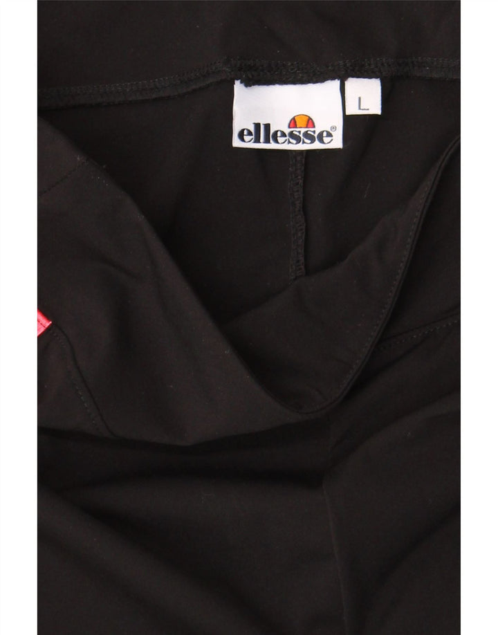 Damskie legginsy Ellesse Graphic UK 14, duże czarne bloki kolorów