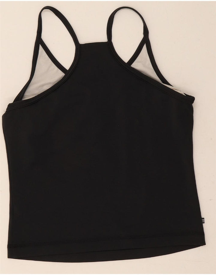 Damska kamizelka Adidas Crop Top UK 12 Średni Czarny Poliester