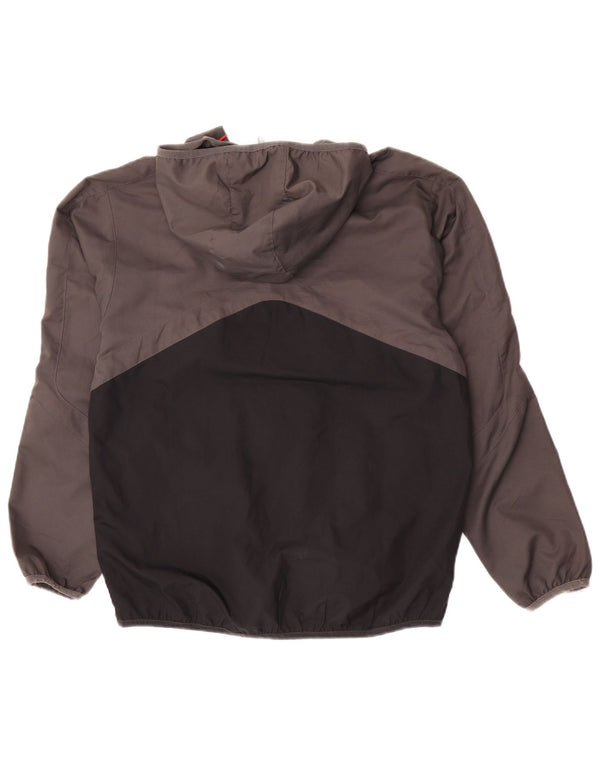Kurtka dresowa z kapturem dla chłopców Umbro, 13-14 lat XL, czarna, blok kolorów