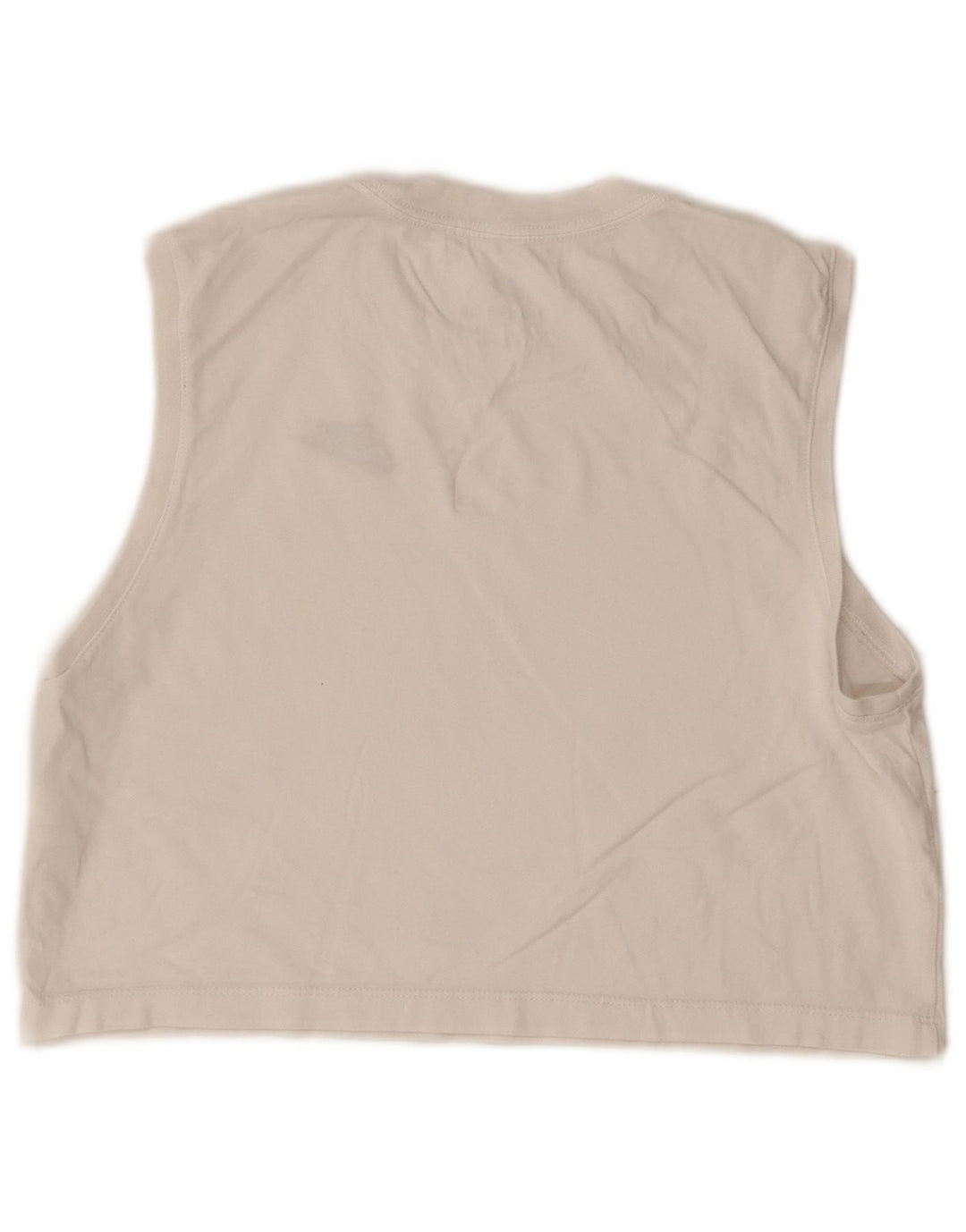 Damska koszulka typu Crop Oversize z kamizelką Nike, UK 6 XS, biała bawełna